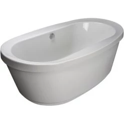 Jacuzzi Inizio Freestanding Soaking Bathtub with Heated Soak and Freestanding Tub Filler -Jacuzzi Sales Store jacuzzi inb6636bcr1hsw alternate view 2902
