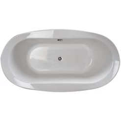 Jacuzzi Inizio Round 66" Freestanding Tub with Included Floor Mounted Tub Filler Faucet in Polished Chrome -Jacuzzi Sales Store jacuzzi inb6636bcxxxx alternate view 1614