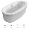 Jacuzzi Inizio 66" x 36" Freestanding Whirlpool with Whisper+ Technology™ -Jacuzzi Sales Store jacuzzi inf6636wcr1xpw 100825