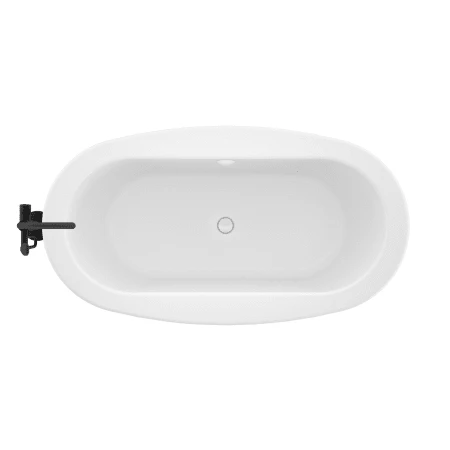 Jacuzzi Inizio 66" Free Standing Acrylic Soaking Tub with Center Drain and Overflow - Includes Floor Mounted Tub Filler with Hand Shower 5 Jacuzzi Inizio 66" Free Standing Acrylic Soaking Tub with Center Drain and Overflow - Includes Floor Mounted Tub Filler with Hand Shower - Image 3