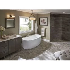 Jacuzzi Inizio Freestanding Soaking Bathtub with Heated Soak, and Freestanding Tub Filler -Jacuzzi Sales Store jacuzzi inn6636bcr1hsw alternate view 1623