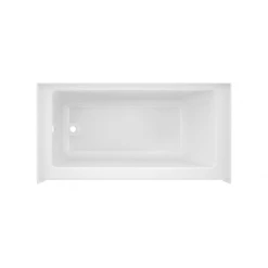Jacuzzi Inizio 66" Free Standing Acrylic Soaking Tub with Center Drain and Overflow - Includes Floor Mounted Tub Filler with Hand Shower -Jacuzzi Sales Store jacuzzi inz6636bcxxxx alternate view 123