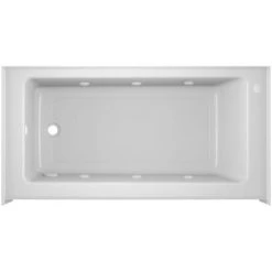 Jacuzzi Signature 60" Three Wall Alcove Acrylic Air / Whirlpool Tub with Left Drain and Overflow -Jacuzzi Sales Store jacuzzi j166030wlr1xx alternate view 2934