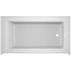 Jacuzzi Signature 60" Three Wall Alcove Acrylic Soaking Tub with Right Drain and Overflow -Jacuzzi Sales Store jacuzzi j166032brxxxx alternate view 2962
