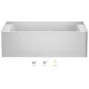 Jacuzzi Signature 60" Three Wall Alcove Acrylic Air / Whirlpool Tub with Right Drain and Overflow -Jacuzzi Sales Store jacuzzi j186030wrl1hxw 100825
