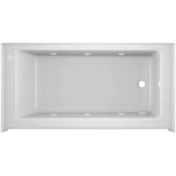Jacuzzi Signature 60" Three Wall Alcove Acrylic Air / Whirlpool Tub with Right Drain and Overflow -Jacuzzi Sales Store jacuzzi j186030wrl1xx alternate view 5128