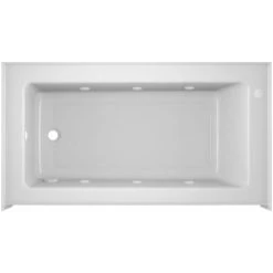 Jacuzzi Signature 60" Three Wall Alcove Acrylic Air / Whirlpool Tub with Left Drain and Overflow -Jacuzzi Sales Store jacuzzi j1l6032wlr1xx alternate view 3060