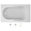 Jacuzzi Signature 60" Acrylic Whirlpool Bathtub for Drop-In Installations with Left Drain