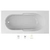 Jacuzzi Signature 72" Whirlpool Drop-In Bathtub with Left Drain and Push Button Controls 1 Jacuzzi Signature 72" Whirlpool Drop-In Bathtub with Left Drain and Push Button Controls -Jacuzzi Sales Store jacuzzi j2d7236wle1xxw 100825