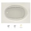 Jacuzzi 60" x 42" Signature Drop In Whirlpool Bathtub with 6 Jets, Air Controls, Left Drain and Left Back Pump