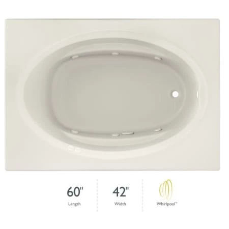 Jacuzzi 60" x 42" Signature Drop In Whirlpool Bathtub with 6 Jets, Air Controls, Right Drain and Left Pump 3 Jacuzzi 60" x 42" Signature Drop In Whirlpool Bathtub with 6 Jets, Air Controls, Right Drain and Left Pump
