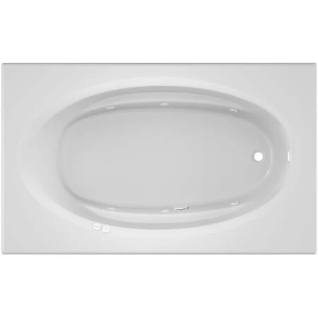 Jacuzzi 72" x 42" Signature Drop In Whirlpool Bathtub with 6 Jets, Air Controls, Right Drain and Right Front Pump 4 Jacuzzi 72" x 42" Signature Drop In Whirlpool Bathtub with 6 Jets, Air Controls, Right Drain and Right Front Pump - Image 2
