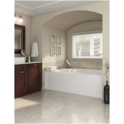 Jacuzzi 60" x 42" Signature Soaking Bathtub with Left Drain, and Tiling Flange -Jacuzzi Sales Store jacuzzi j4s6042 blx xrs alternate view 3224