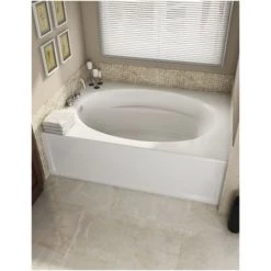 Jacuzzi 60" x 42" Signature Three Wall Alcove Soaking Bathtub with Left Drain, Tiling Flange, and Skirt -Jacuzzi Sales Store jacuzzi j4s6042 blx xxx alternate view 3231