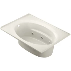 Jacuzzi 60" x 42" Signature Drop In Whirlpool Bathtub with 6 Jets, Air Controls, Tiling Flange, RapidHeat Water Heater, and Left Drain and Left Back Pump -Jacuzzi Sales Store jacuzzi j4t6042 wle 1hx alternate view 1663