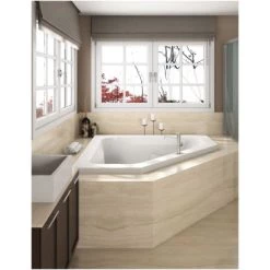Jacuzzi Signature 60" Corner Soaking Bathtub with Center Drain -Jacuzzi Sales Store jacuzzi j5d6060 bcx xxx alternate view 1667