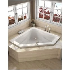 Jacuzzi Signature 60" Corner Soaking Bathtub with Center Drain -Jacuzzi Sales Store jacuzzi j5d6060 bcx xxx alternate view 1668