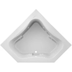 Jacuzzi 60" x 60" Signature Corner Whirlpool Bathtub with 6 Jets, Air Controls, Center Drain and Right Pump -Jacuzzi Sales Store jacuzzi j5d6060 wcr 1xx alternate view 361