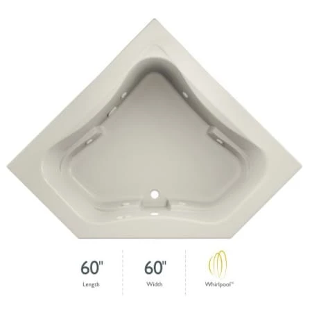 Jacuzzi 60" x 60" Signature Corner Whirlpool Bathtub with 6 Jets, Air Controls, RapidHeat Water Heater, Center Drain and Left Pump 3 Jacuzzi 60" x 60" Signature Corner Whirlpool Bathtub with 6 Jets, Air Controls, RapidHeat Water Heater, Center Drain and Left Pump