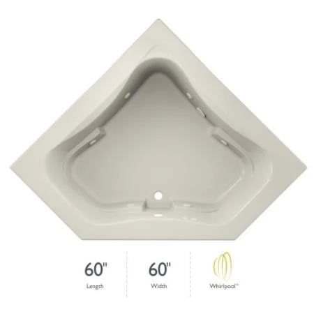 Jacuzzi 60" x 60" Signature Corner Whirlpool Bathtub with 6 Jets, Air Controls, RapidHeat Water Heater, Center Drain and Right Pump 3 Jacuzzi 60" x 60" Signature Corner Whirlpool Bathtub with 6 Jets, Air Controls, RapidHeat Water Heater, Center Drain and Right Pump