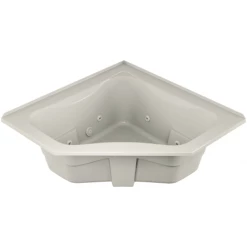 Jacuzzi 60" x 60" Signature Corner Whirlpool Bathtub with 6 Jets, Air Controls, Tiling Flange, Center Drain and Left Pump -Jacuzzi Sales Store jacuzzi j5t6060 wcl 1xx alternate view 1676