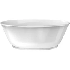 Jacuzzi Karina 65" Free Standing Stone Composite Soaking Tub with Center Drain, Pop-Up Drain Assembly and Overflow -Jacuzzi Sales Store jacuzzi kaf6534bcxxxx alternate view 5793