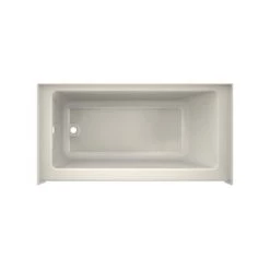 Jacuzzi Karina 65" Free Standing Resin, Stone Composite Soaking Tub with Center Drain, Drain Assembly and Overflow - Includes Floor Mounted Tub Filler with Hand Shower -Jacuzzi Sales Store jacuzzi kaz6534bcxxxx alternate view 148