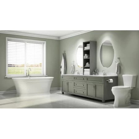 Jacuzzi Lyndsay 67" Free Standing Acrylic Soaking Tub with Center Drain, Drain Assembly and Overflow 5 Jacuzzi Lyndsay 67" Free Standing Acrylic Soaking Tub with Center Drain, Drain Assembly and Overflow - Image 3