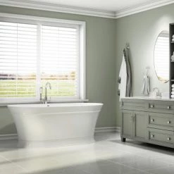 Jacuzzi Lyndsay 67" Free Standing Acrylic Soaking Tub with Center Drain, Drain Assembly and Overflow 12 Jacuzzi Lyndsay 67" Free Standing Acrylic Soaking Tub with Center Drain, Drain Assembly and Overflow -Jacuzzi Sales Store jacuzzi ldf6731bcxxxx alternate view 13 31