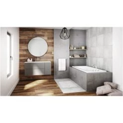 Jacuzzi Linea 60" x 30" Soaking Bathtub for Drop-In Installations with End Drain Placement -Jacuzzi Sales Store jacuzzi lin6030buxxxx alternate view 158