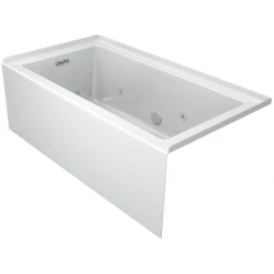 Jacuzzi Linea 60" x 30" Acrylic Whirlpool Bathtub for Three Wall Alcove Installation with Right Drain -Jacuzzi Sales Store jacuzzi lns6030wrl2xx alternate view 5857