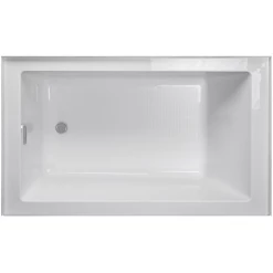Jacuzzi Linea 60" x 36" Acrylic Soaking Bathtub for Three Wall Alcove Installation with Left Drain 11 Jacuzzi Linea 60" x 36" Acrylic Soaking Bathtub for Three Wall Alcove Installation with Left Drain -Jacuzzi Sales Store jacuzzi lns6036blxxxx alternate view 5707