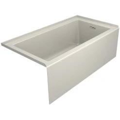 Jacuzzi Linea 66" Three Wall Alcove Acrylic Air Bath Tub with Left Drain Location and Overflow -Jacuzzi Sales Store jacuzzi lns6632 alr 2xx alternate view 3309