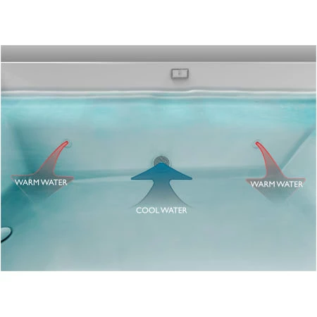 Jacuzzi Linea 66" Three Wall Alcove Acrylic Soaking Tub with Chromatherapy, Left Drain Location, and Overflow 7 Jacuzzi Linea 66" Three Wall Alcove Acrylic Soaking Tub with Chromatherapy, Left Drain Location, and Overflow - Image 5
