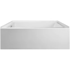 Jacuzzi Linea 66" Three Wall Alcove Acrylic Soaking Tub with Right Drain Location and Overflow -Jacuzzi Sales Store jacuzzi lns6632 brx xxx alternate view 5606