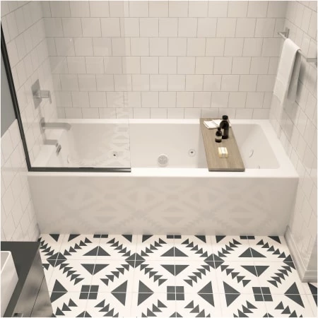 Jacuzzi Linea 66" Three Wall Alcove Acrylic Whirlpool Tub with Left Drain Location and Overflow 6 Jacuzzi Linea 66" Three Wall Alcove Acrylic Whirlpool Tub with Left Drain Location and Overflow - Image 4