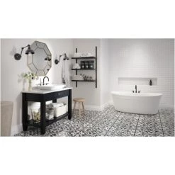 Jacuzzi Luna 67" Free Standing Acrylic Soaking Tub with Center Drain, Drain Assembly and Overflow -Jacuzzi Sales Store jacuzzi luf6735bcxxxx alternate view 6007