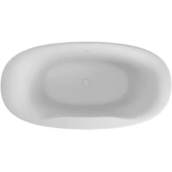 Jacuzzi Luna 67" Free Standing Acrylic Soaking Tub with Center Drain, Drain Assembly and Overflow -Jacuzzi Sales Store jacuzzi luf6735bcxxxx alternate view 6008