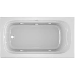 Jacuzzi 66" x 34" Luxura® Alcove Comfort Whirlpool Bathtub with 8 Jets, Basic Controls, Heater, Left Drain and Right Pump 8 Jacuzzi 66" x 34" Luxura® Alcove Comfort Whirlpool Bathtub with 8 Jets, Basic Controls, Heater, Left Drain and Right Pump -Jacuzzi Sales Store jacuzzi lux6634 wlr 2hx alternate view 1761