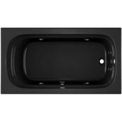 Jacuzzi 66" x 34" Luxura® Alcove Comfort Whirlpool Bathtub with 8 Jets, Basic Controls, Heater, Chromatherapy, Right Drain and Left Pump -Jacuzzi Sales Store jacuzzi lux6634 wrl 2ch alternate view 1771