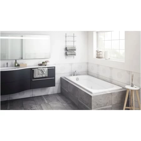 Jacuzzi 66" x 34" Luxura® Alcove Comfort Whirlpool Bathtub with 8 Jets, Basic Controls, Heater, Right Drain and Left Pump 5 Jacuzzi 66" x 34" Luxura® Alcove Comfort Whirlpool Bathtub with 8 Jets, Basic Controls, Heater, Right Drain and Left Pump - Image 3