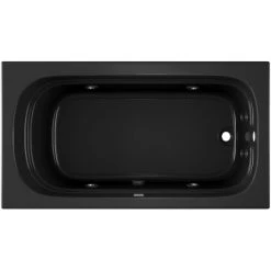 Jacuzzi 66" x 34" Luxura Alcove Comfort Whirlpool Bathtub with 8 Jets, Basic Controls, Right Drain and Left Pump -Jacuzzi Sales Store jacuzzi lux6634 wrl 2xx alternate view 1779