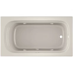 Jacuzzi 66" x 34" Luxura Alcove Comfort Whirlpool Bathtub with 8 Jets, Basic Controls, Right Drain and Left Pump -Jacuzzi Sales Store jacuzzi lux6634 wrl 2xx alternate view 1780