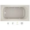 Jacuzzi 66" x 34" Luxura® Alcove Comfort Whirlpool Bathtub with 8 Jets, Basic Controls, Heater, Left Drain and Right Pump -Jacuzzi Sales Store jacuzzi lux6634wlr2hxy 100825