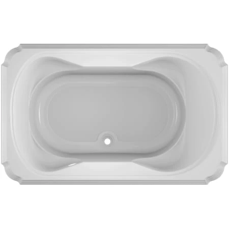Jacuzzi Marineo 66" Soaking Bathtub for Drop In Installation with Center Drain 4 Jacuzzi Marineo 66" Soaking Bathtub for Drop In Installation with Center Drain - Image 2