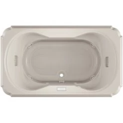 Jacuzzi Marineo 72" Salon Spa Bathtub for Drop In Installation with Center Drain and Chromatherapy / RapidHeat Technologies - Luxury Controls -Jacuzzi Sales Store jacuzzi mar7242ccl4ch alternate view 412