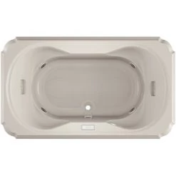 Jacuzzi Marineo 72" Salon Spa Bathtub for Drop In Installation with Center Drain and Illumatherapy / Whisper Technology™ - Luxury Controls -Jacuzzi Sales Store jacuzzi mar7242ccl4iw alternate view 418