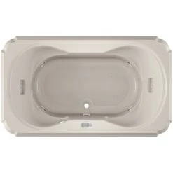 Jacuzzi Marineo 72" Salon Spa Bathtub for Drop In Installation with Center Drain and Chromatherapy - Luxury LCD Controls -Jacuzzi Sales Store jacuzzi mar7242ccr5cw alternate view 439