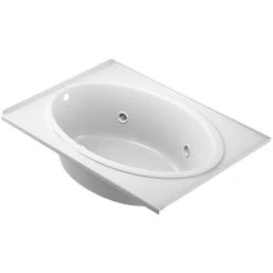 Jacuzzi Nova 60" Whirlpool Drop-In Bathtub with Left Drain and Basic Controls -Jacuzzi Sales Store jacuzzi not6042wlr2xx alternate view 5249
