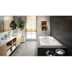 Jacuzzi 60" x 36" Nova Drop In Soaking Bathtub with Universal Drain -Jacuzzi Sales Store jacuzzi nov6036 bux xxx alternate view 1099